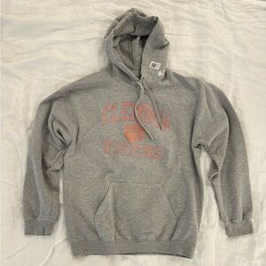 Gildan Gray Clemson Tigers Hoodie